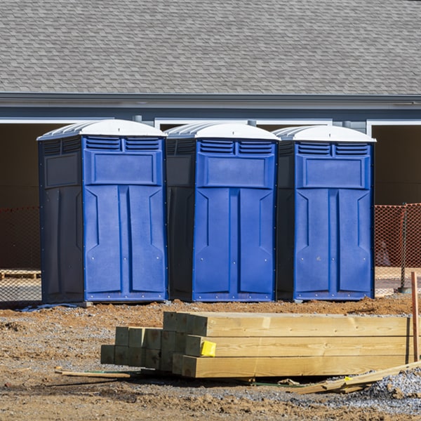 how do i determine the correct number of portable toilets necessary for my event in Raynham Center